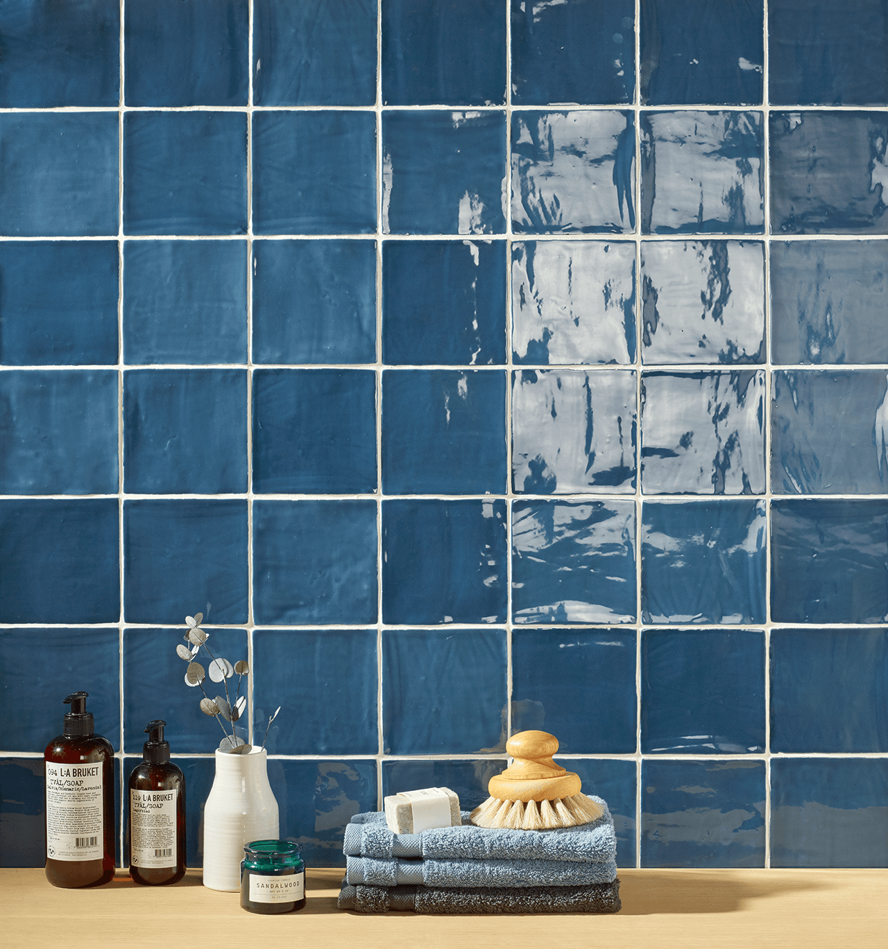 St Lucia Azul 5x5 Ceramic Tile Glossy – Tilezz