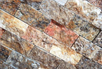 Load image into Gallery viewer, Scabos Travertine 2x4 Split Faced Mosaic Tile Stone Tilezz 
