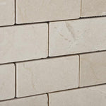 Load image into Gallery viewer, Crema Marfil 2x4 Tumbled Brick Mosaic Tile Stone Tilezz 
