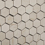 Load image into Gallery viewer, Crema Marfil 1&quot; Hexagon Polished Mosaic Tile Stone Tilezz 
