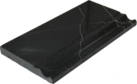 Nero Marquina 4x12 Baseboard Polished Stone Tilezz 