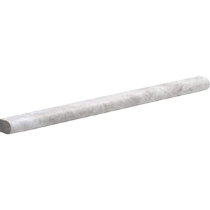 Tundra Gray Marble 1/2" Pencil Liner Polished/Honed Stone Tilezz 