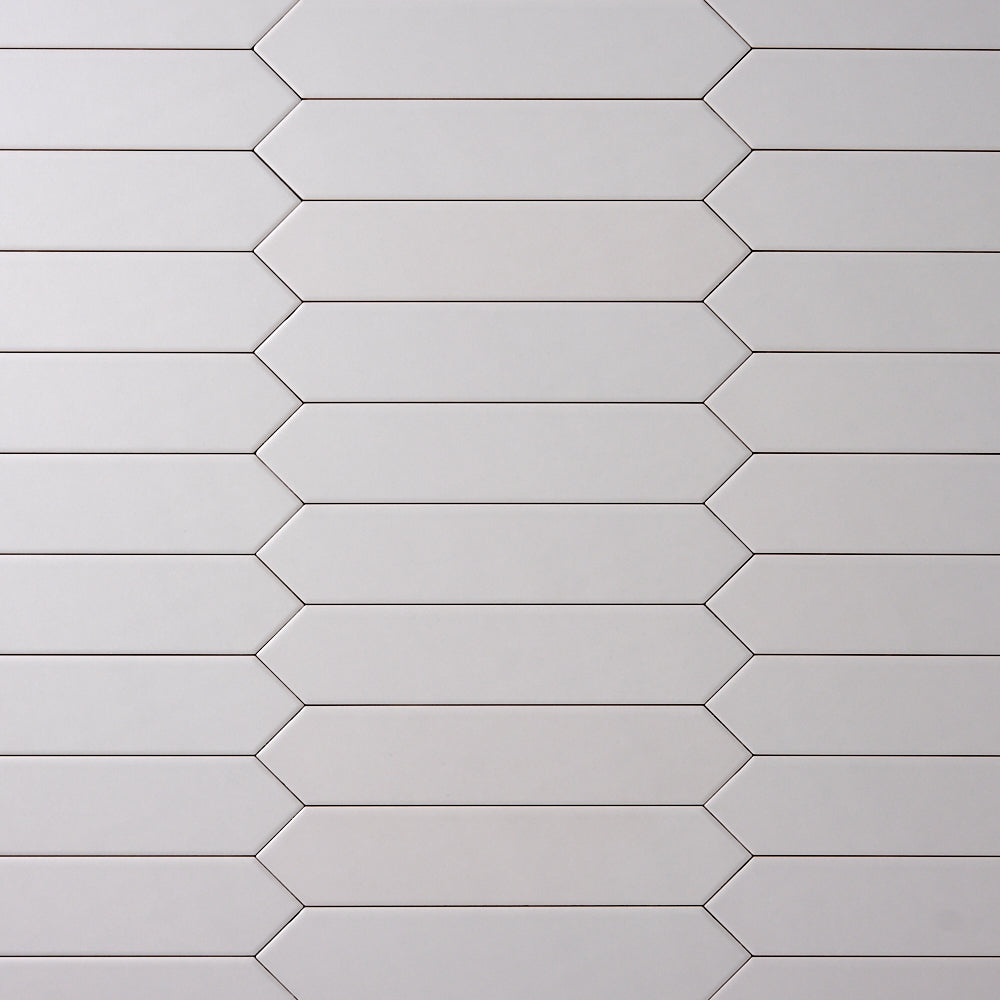 Venice Gris Picket 2x10 Ceramic Tile close-up