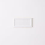 Load image into Gallery viewer, Timeless Ice White Reversed Beveled 3x6 Ceramic Tile Tilezz 
