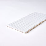 Load image into Gallery viewer, Timeless Ice White Wavy 4x10 Ceramic Tile Tilezz 
