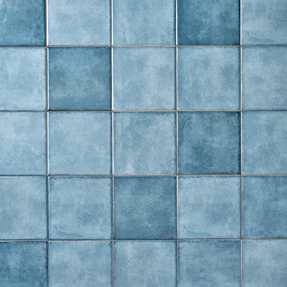 Seville Navy Blue 6x6 Ceramic Tile Glossy Tilezz 