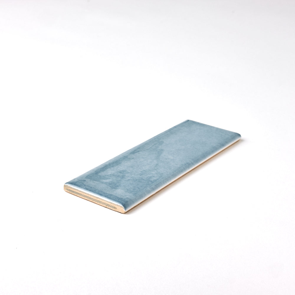Seville Navy Blue 2x6 Bullnose Ceramic Tile Glossy Tilezz 