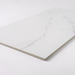 Load image into Gallery viewer, Milano Statuary White 12x24 Porcelain Tile Glossy Tilezz 
