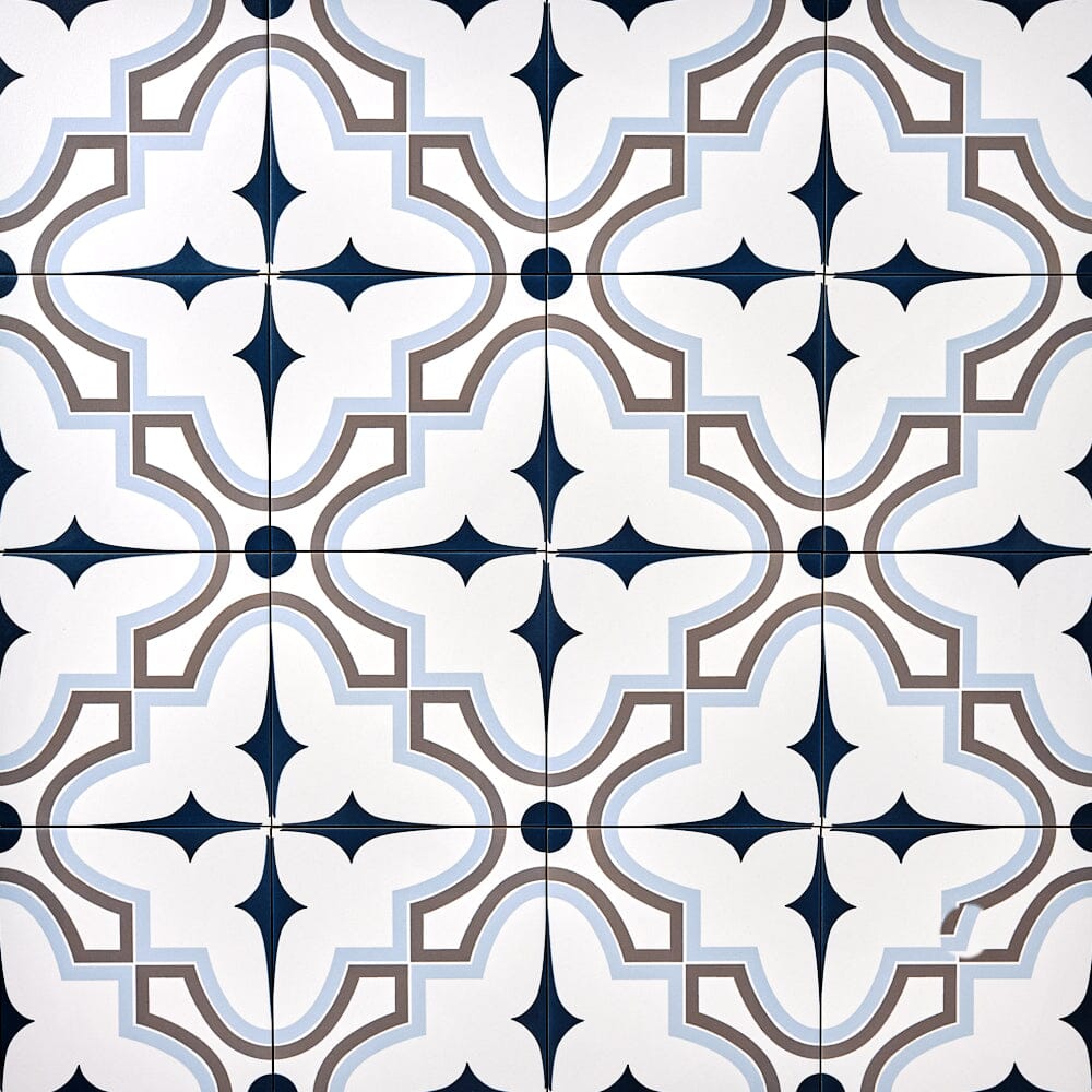 Marrakech Blue Novina 8x8 Porcelain Tile Wall & Ceiling Tile Tilezz 