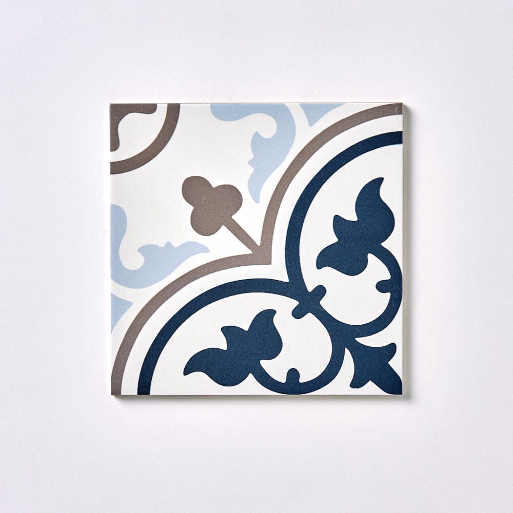 Marrakech Blue Cape 8x8 Porcelain Tile Wall & Ceiling Tile Tilezz 