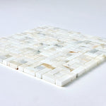 Load image into Gallery viewer, Calacatta Gold Pinwheel Marble Mosaic Flooring Tilezz 
