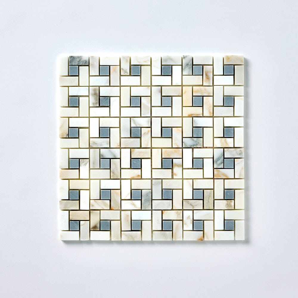 Pinwheel Backsplash Tile Layout