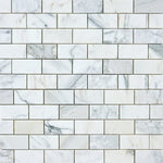 Load image into Gallery viewer, Calacatta Gold 2x4 Marble Mosaic Tile Flooring Tilezz 
