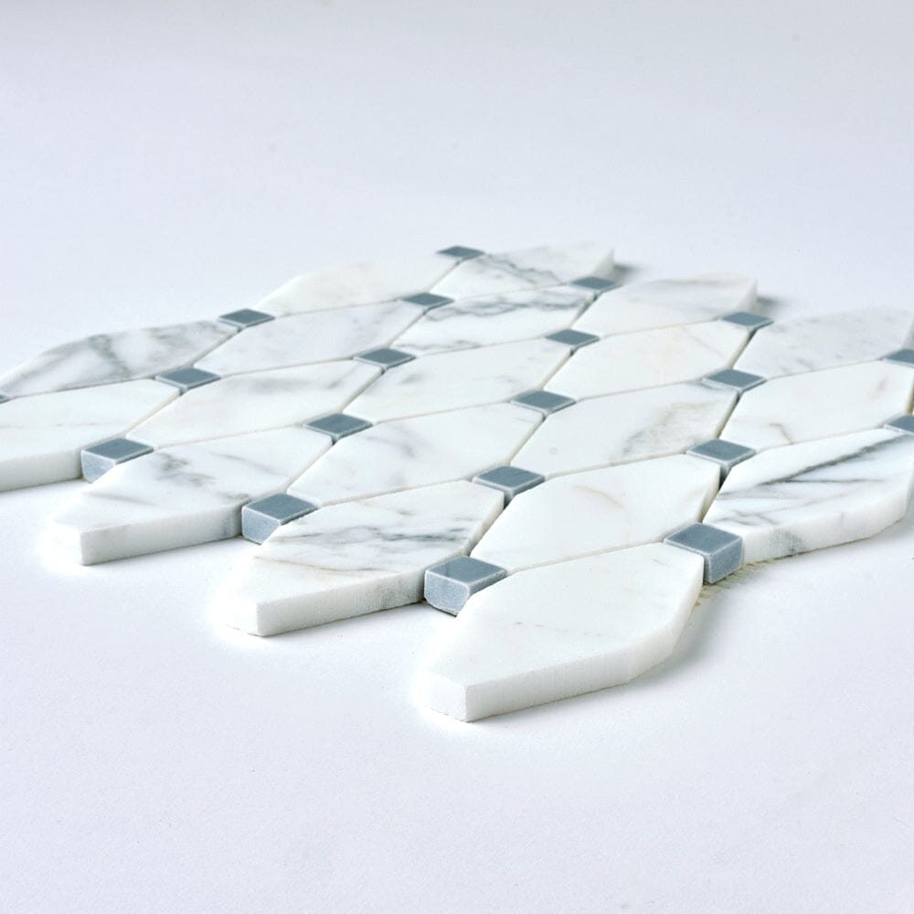 Calacatta Gold & Gray Octave Marble Mosaic Stone Tilezz 