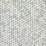Load image into Gallery viewer, Calacatta Gold Triangular Hex Tumbled Marble Mosaic Flooring Tilezz 

