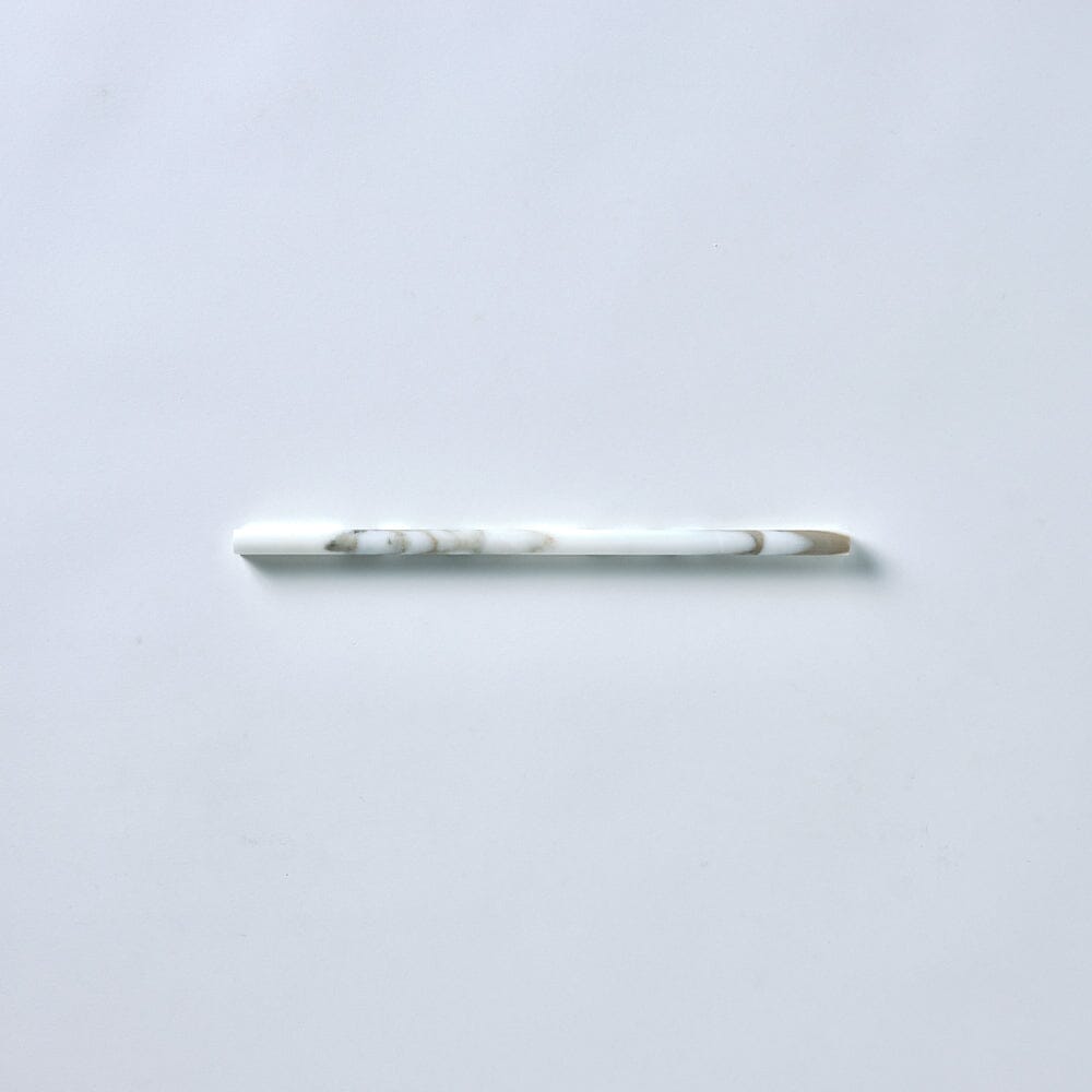 Calacatta Gold Marble Pencil Liner Trim Flooring Tilezz 