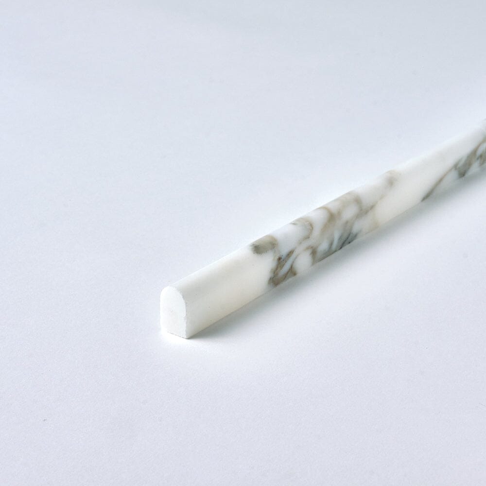 Calacatta Gold Marble Pencil Liner Trim Flooring Tilezz 