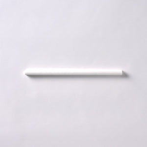 Bianco Dolomite 1/2" Pencil Liner Polished/Honed Flooring Tilezz 