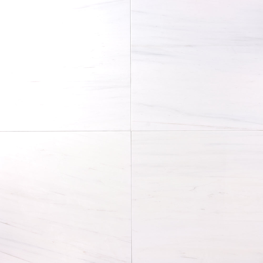 Bianco Dolomite 18x18 Polished/Honed Tile Flooring Tilezz 