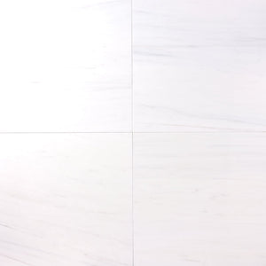 Bianco Dolomite 24x24 Polished/Honed Marble Tile Flooring Tilezz 