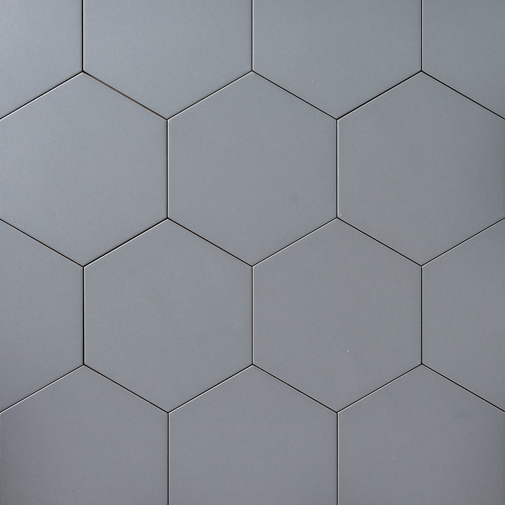 Madrid Gray 8x9 Hexagon Matte Porcelain Tile Flooring Tilezz 