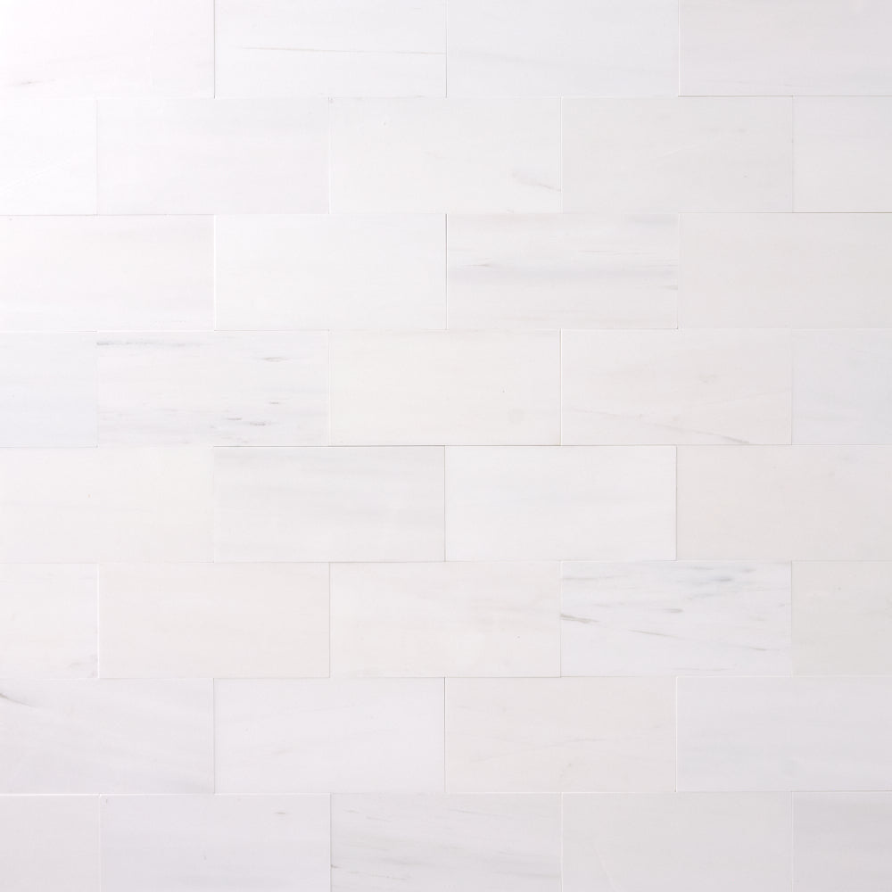 Bianco Dolomite 3x6 Polished/Honed Subway Tile Flooring Tilezz 