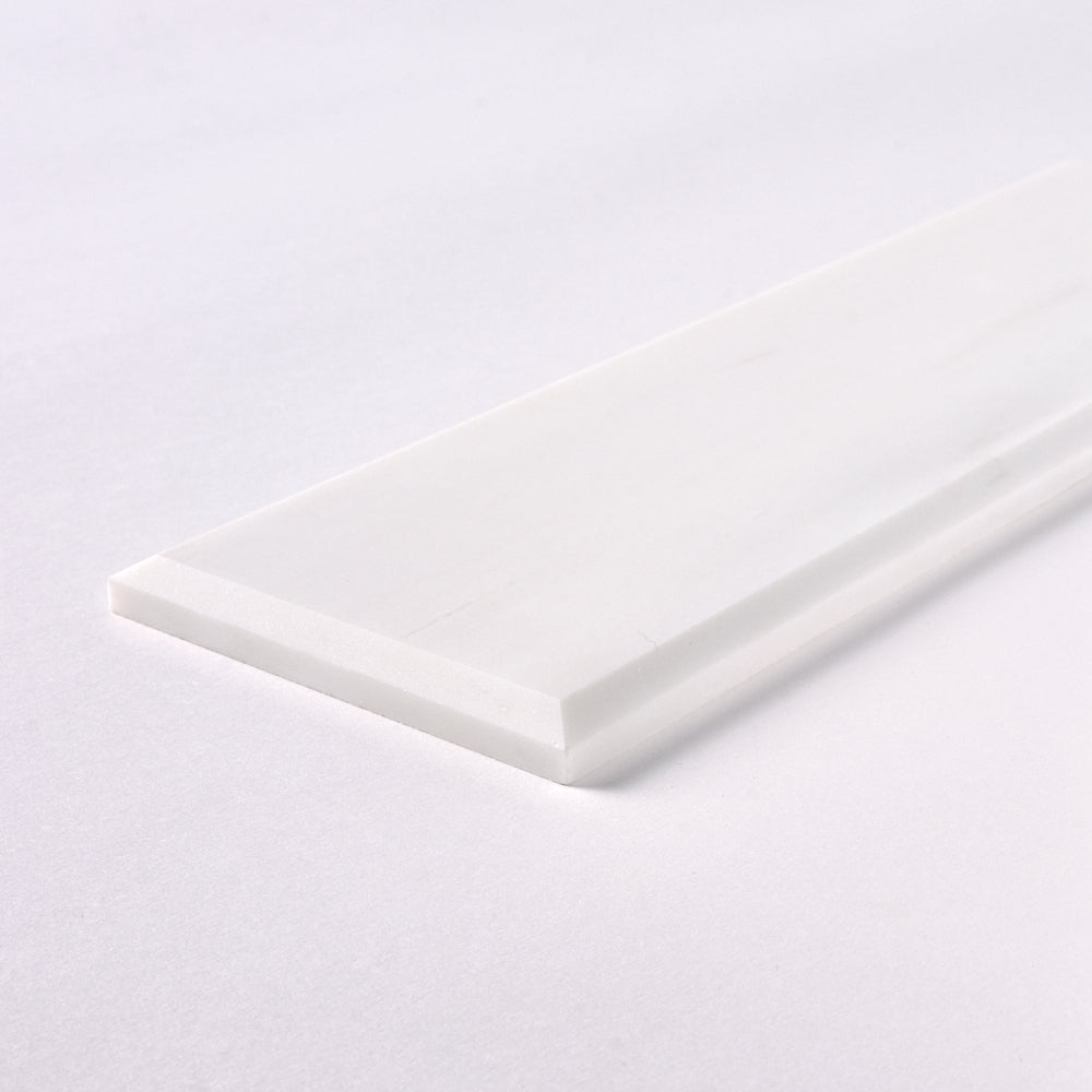 Bianco Dolomite 4x12 Beveled Polished/Honed Subway Tile Flooring Tilezz 