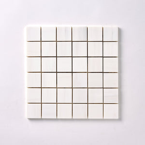 Bianco Dolomite 2x2 Mosaic Polished/Honed Flooring Tilezz 