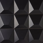 Load image into Gallery viewer, Voyage Black 3D Block 6x6 Ceramic Tile Matte Tilezz 
