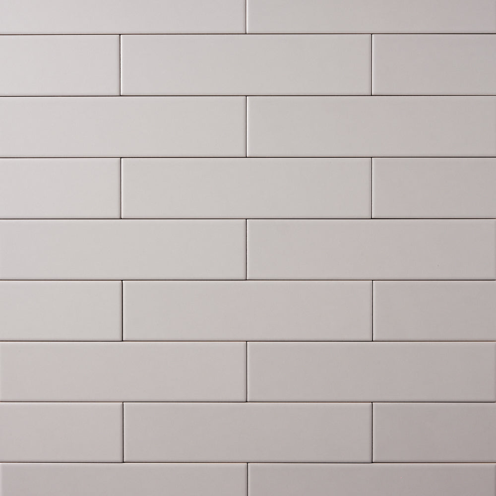 Venice Gris 4x24 Porcelain Tile Matte close-up