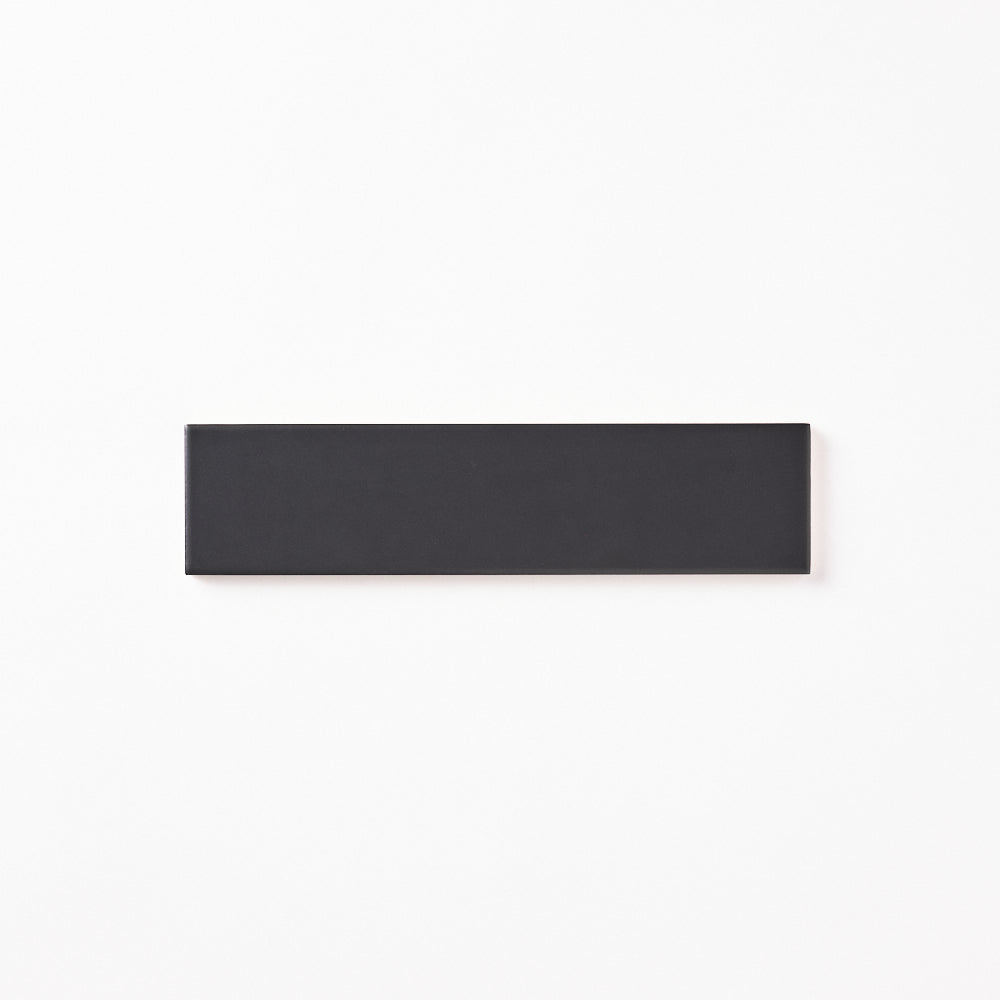 Venice Black 2x10 Ceramic Tile Matte Tilezz 