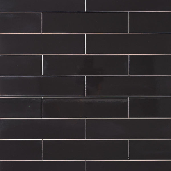 Venice Black 2x10 Ceramic Tile