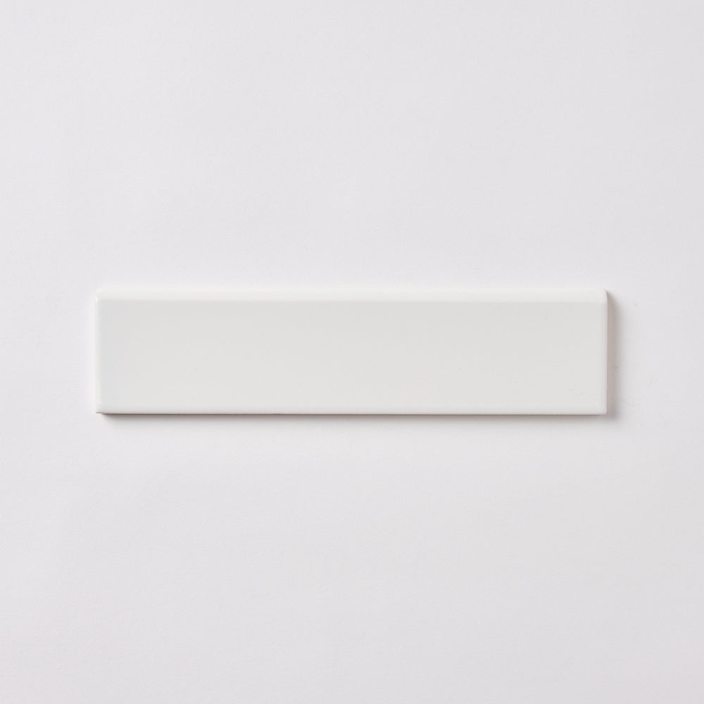 Venice Blanco 2x10 Bullnose Ceramic Tile Glossy Tilezz 