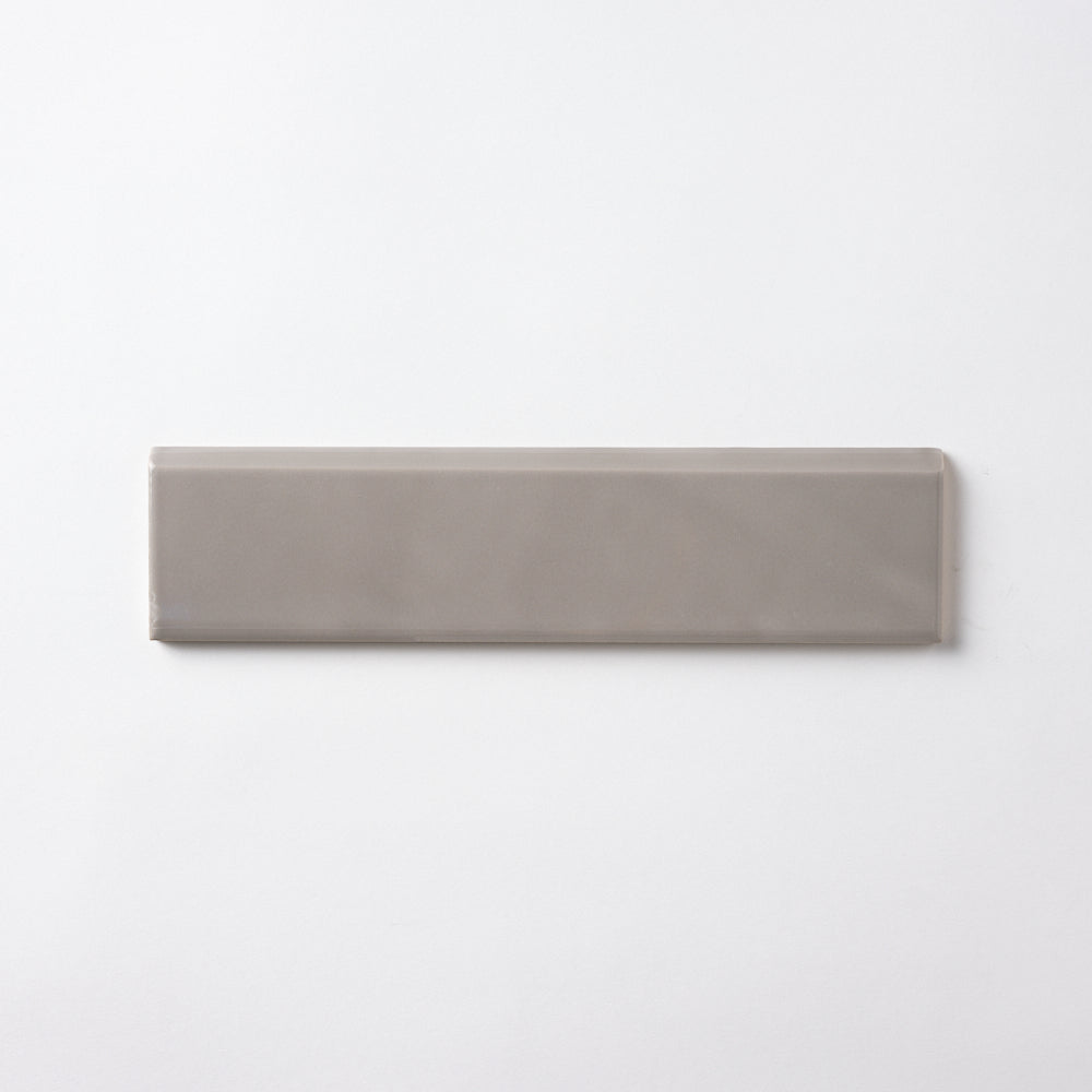 Venice Acero 2x10 Bullnose Ceramic Tile Glossy Tilezz 