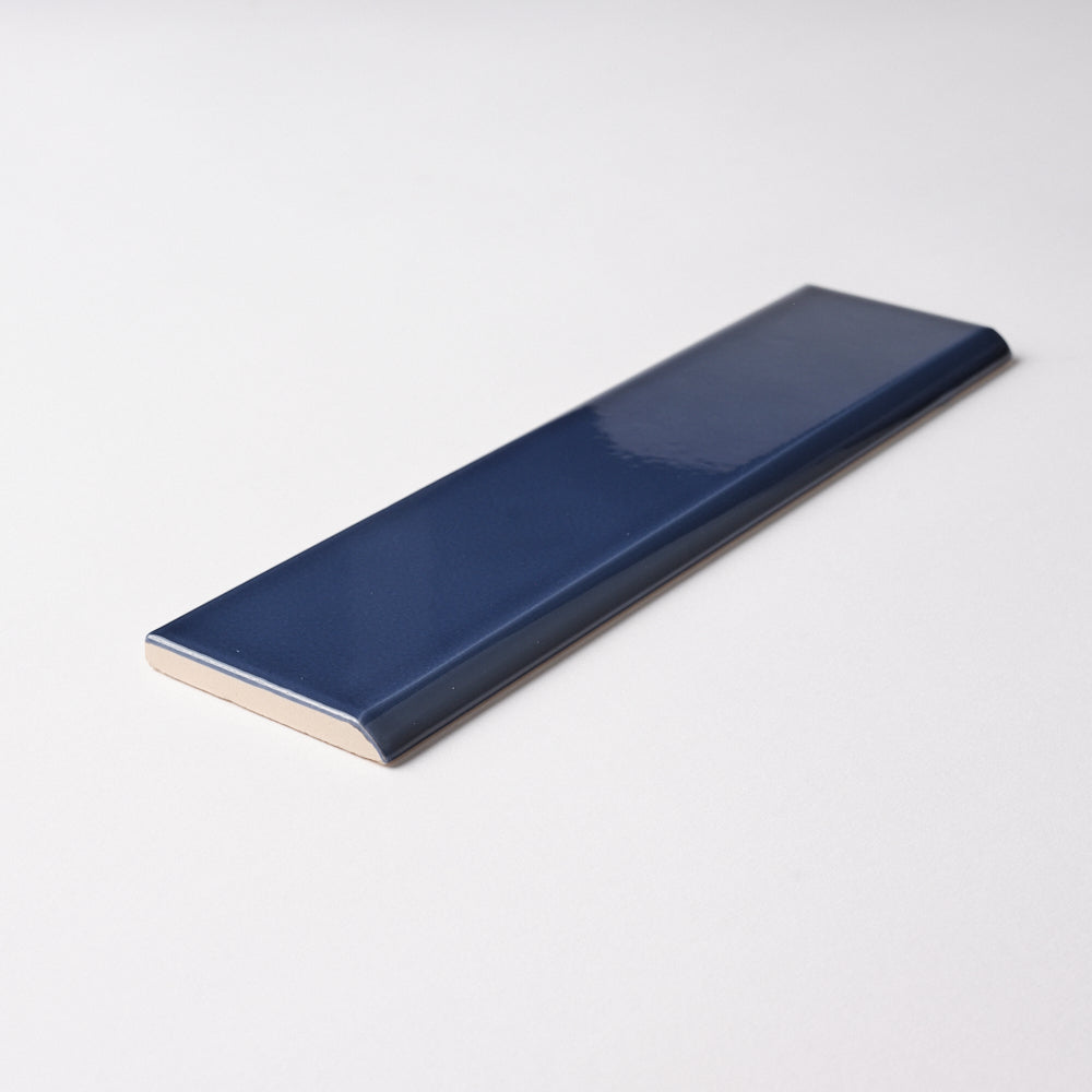 Venice Azul 2x10 Bullnose Ceramic Tile Glossy Tilezz 