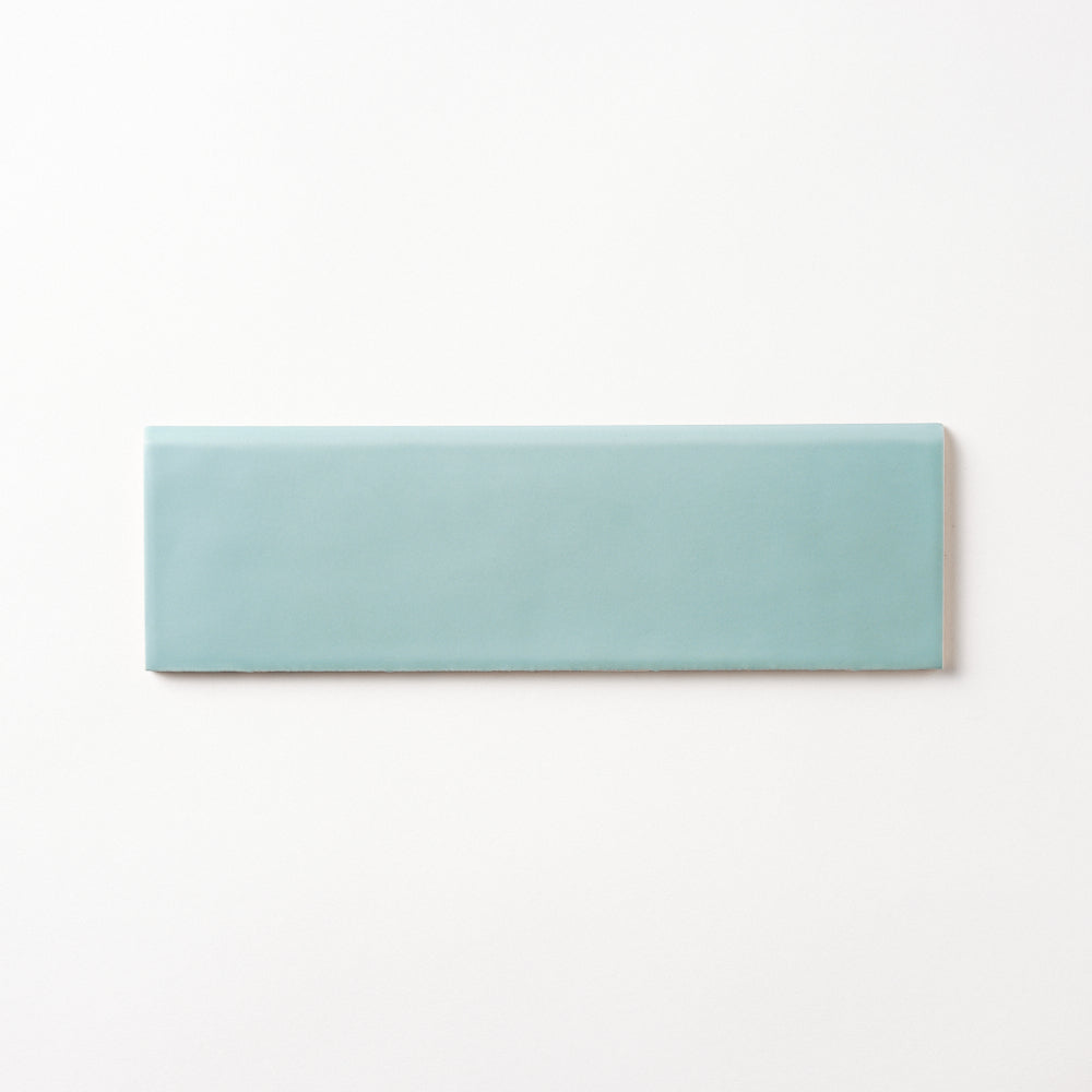 San Fran Aqua 3x10 Bullnose Ceramic Tile Matte Flooring Tilezz 