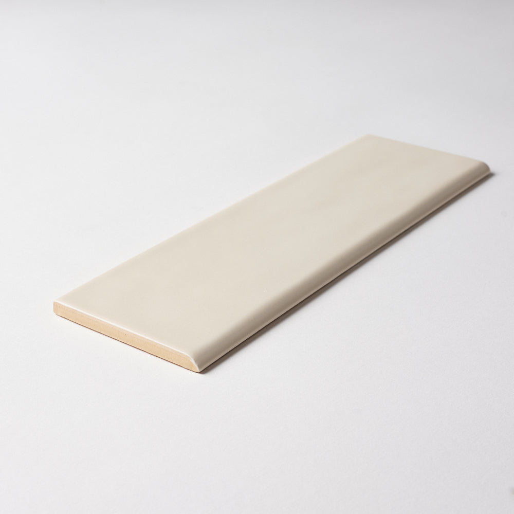 San Fran Biscuit 3x10 Bullnose Ceramic Tile Matte Flooring Tilezz 