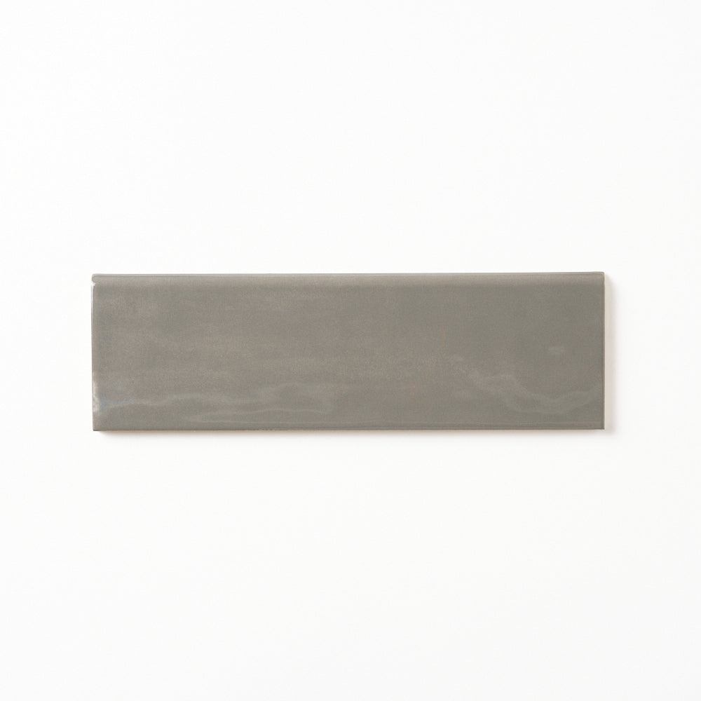 San Fran Taupe 3x10 Bullnose Ceramic Tile Glossy Flooring Tilezz 