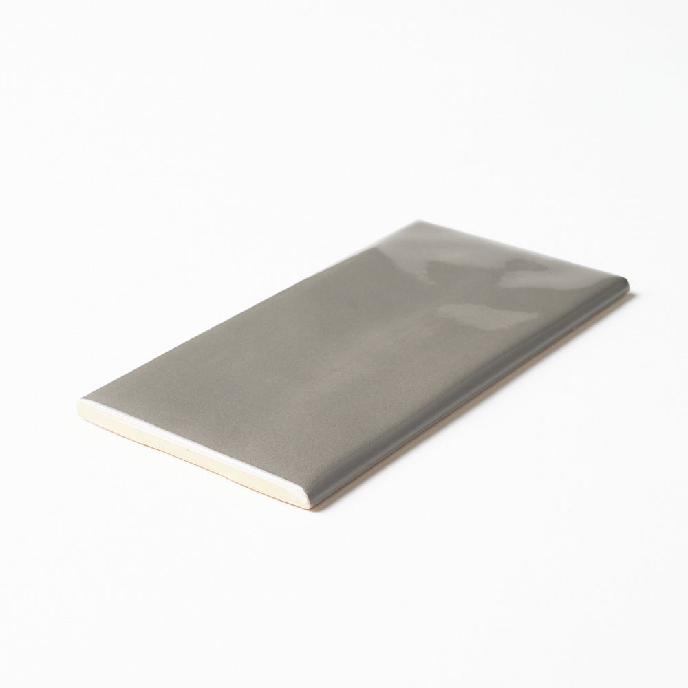 San Fran Taupe 3x6 Bullnose Ceramic Tile Glossy Flooring Tilezz 