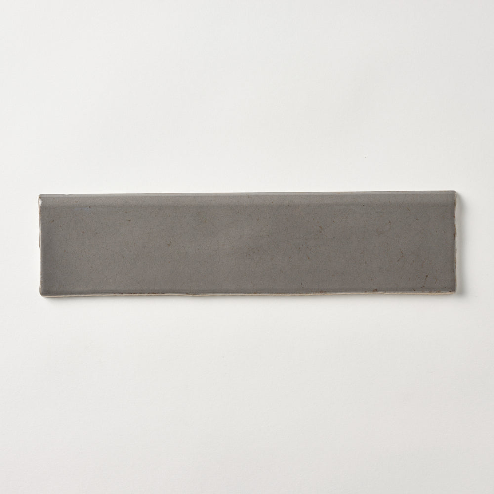 San Fran Taupe Crackled 3x12 Bullnose Ceramic Tile Glossy Flooring Tilezz 