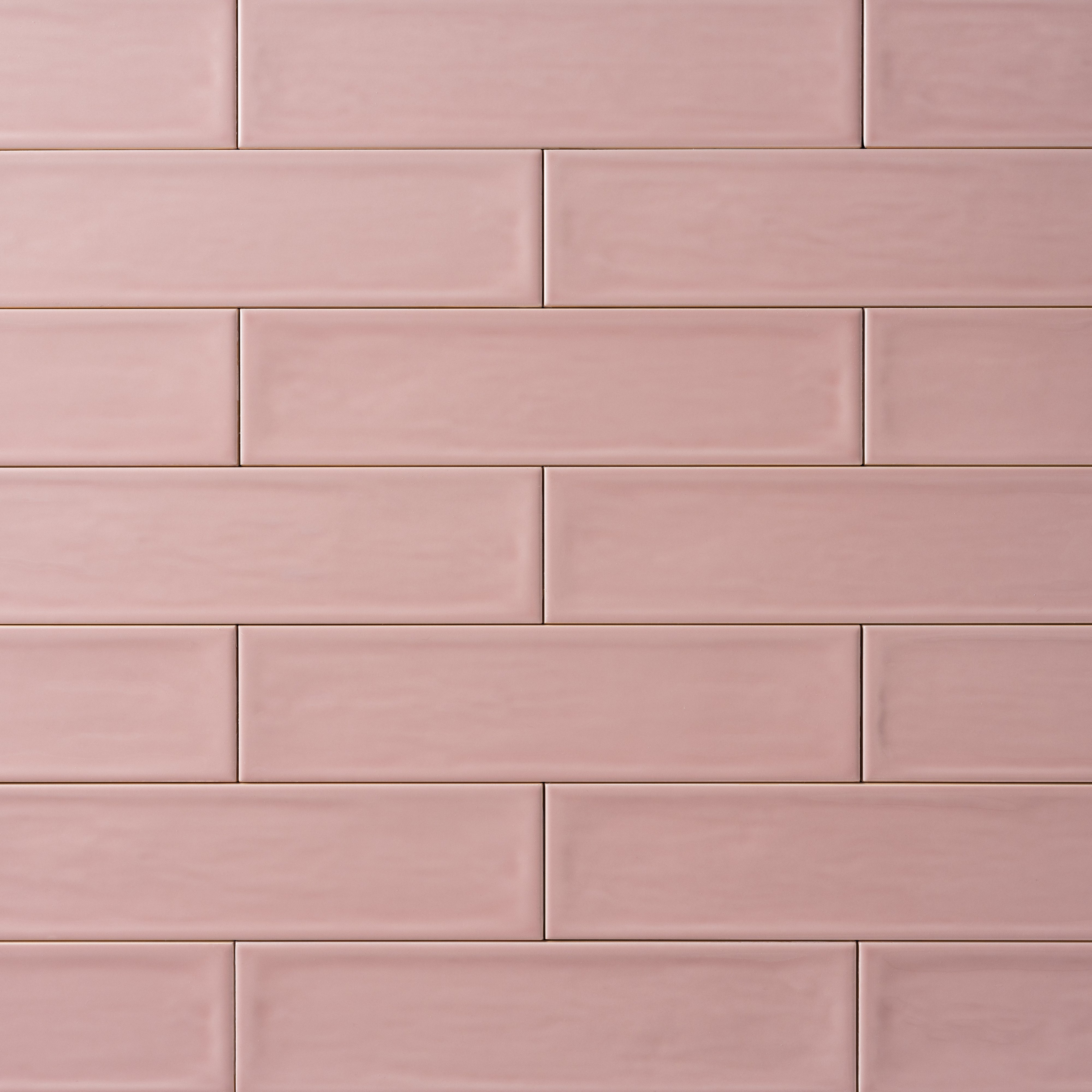 Chanelle Pink 3x12 Ceramic Subway Tile Tilezz 