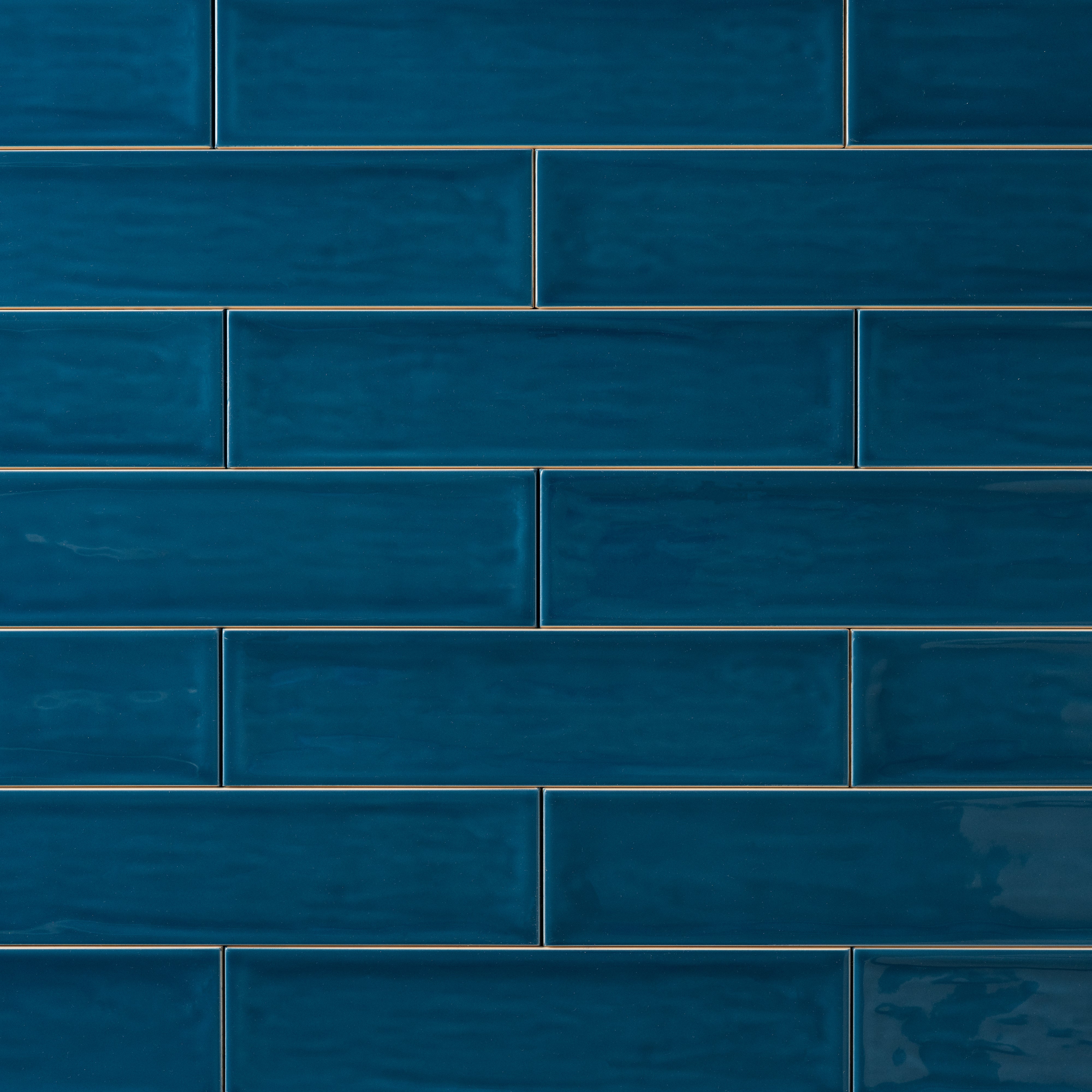 Chanelle Sapphire Blue 3"x12" Ceramic Subway Tile Tilezz 
