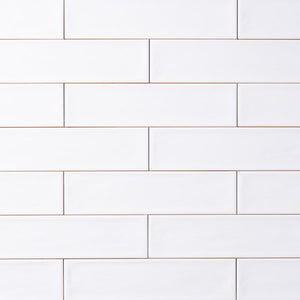 Chanelle Brilliant White 3x12 Ceramic Tile Glossy Tilezz 