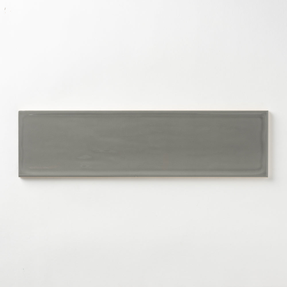 Chanelle Lava Smoke 4x16 Ceramic Tile Glossy Tilezz 