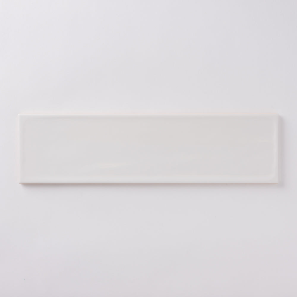 Chanelle Star White 4x16 Ceramic Tile Glossy Tilezz 