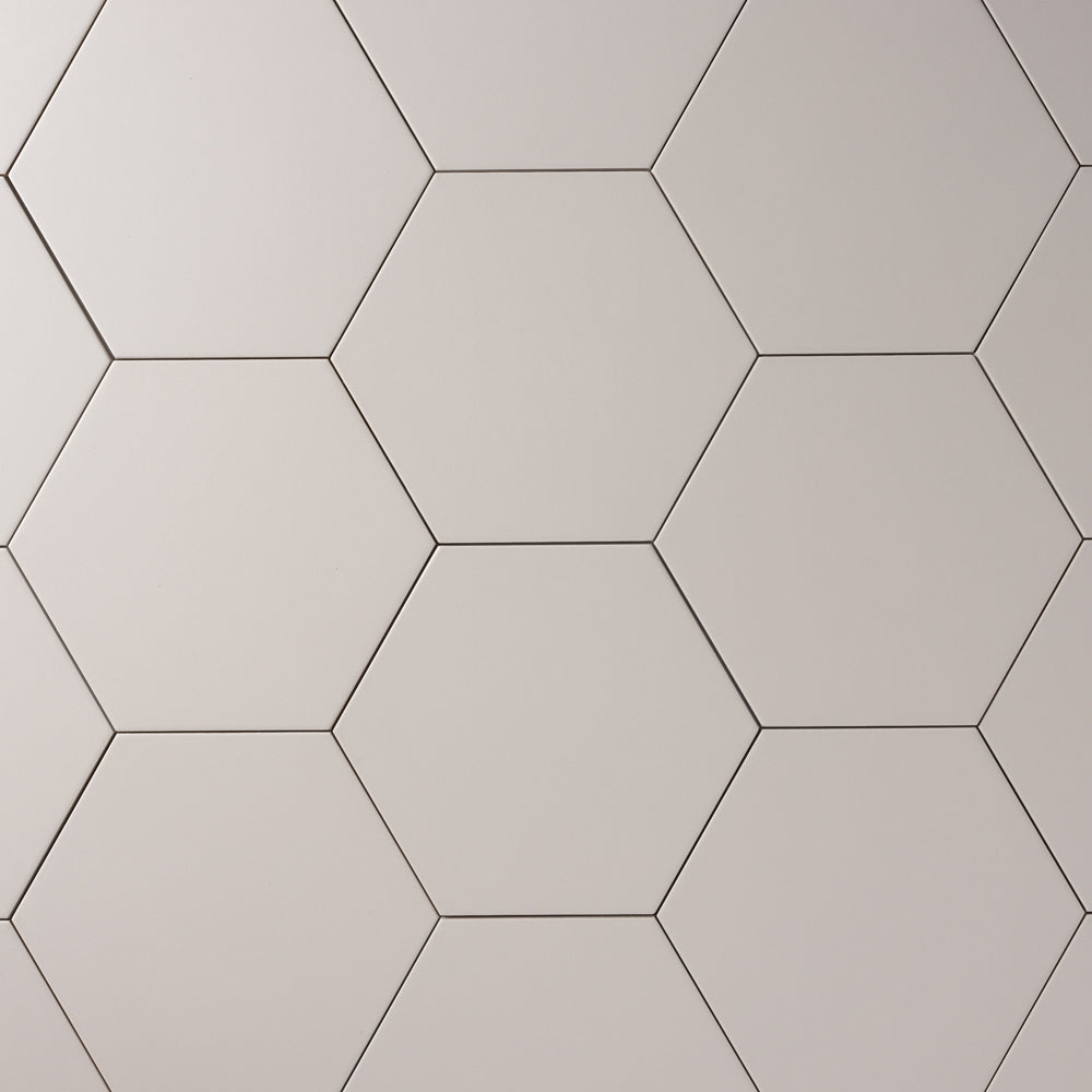 Chanelle Nimbus Cloud 8x9 Hexagon Porcelain Tile Tilezz 
