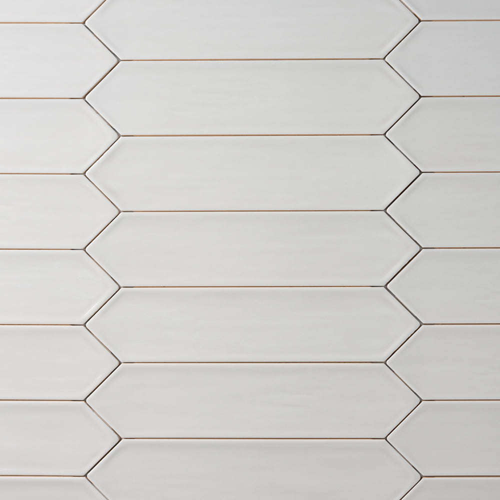 Chanelle Nimbus Cloud 3x12 Picket Ceramic Tile Glossy Tilezz 