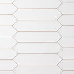 Load image into Gallery viewer, Chanelle Star White 3x12 Picket Ceramic Tile Glossy Tilezz 
