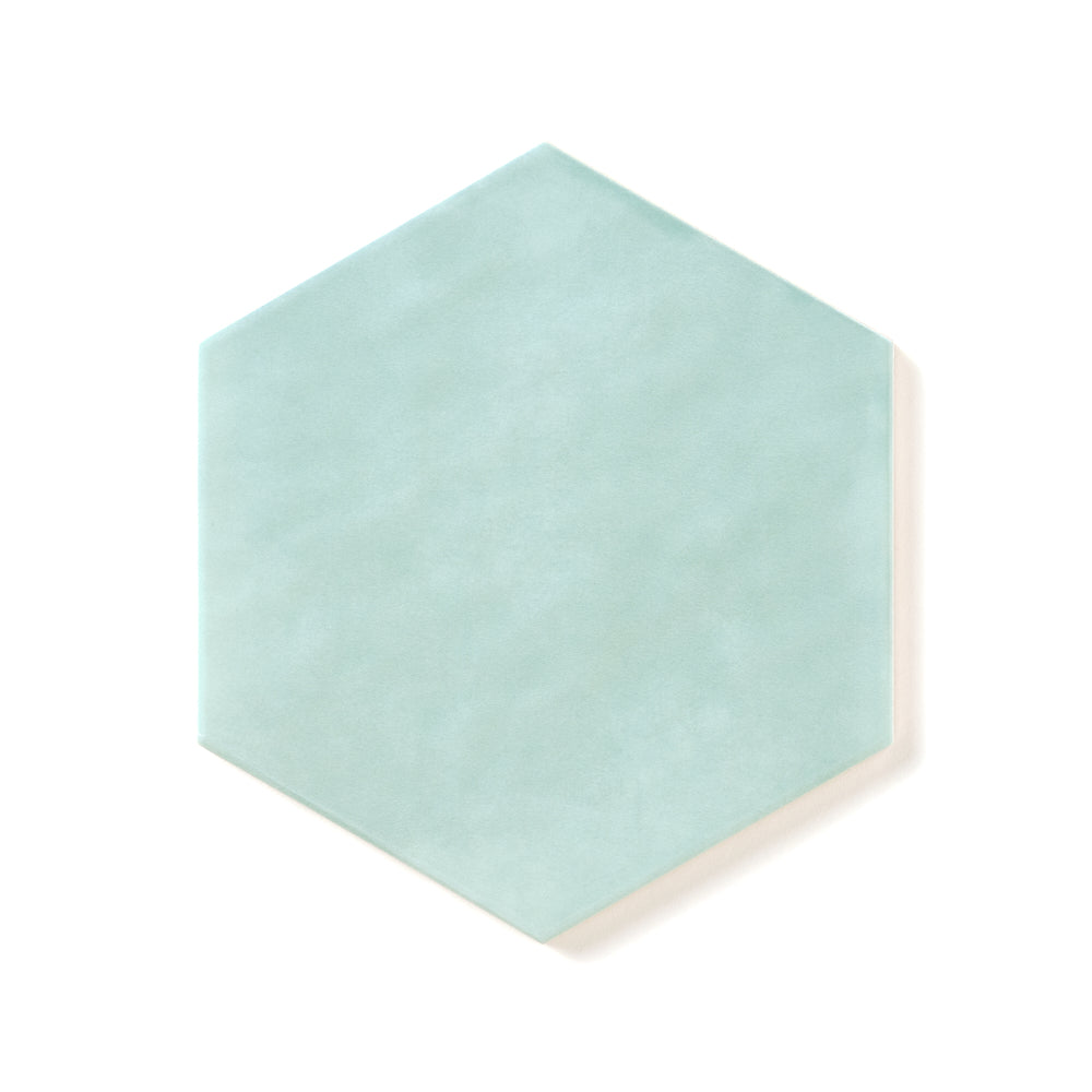 San Fran Aqua Hexagon Ceramic Wall Tile Tilezz 