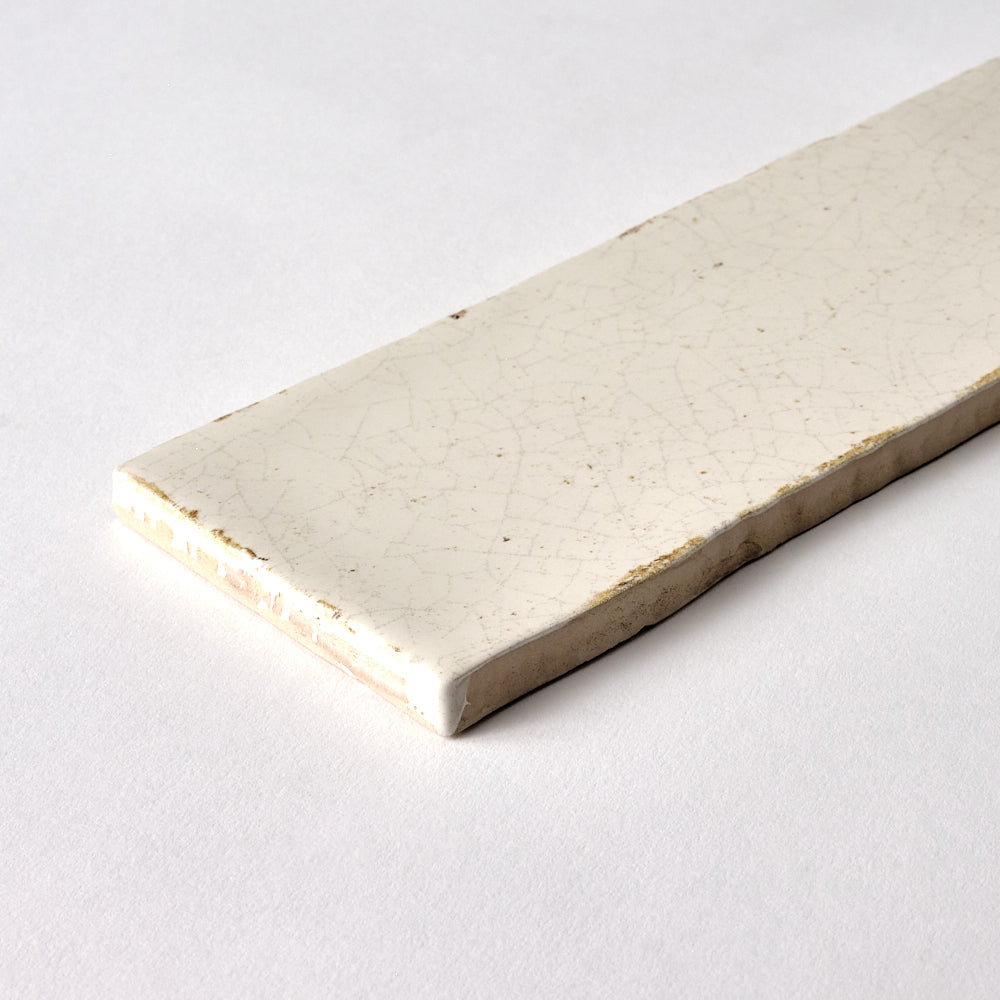 San Fran Tan White Crackled 3x12 Ceramic Subway Tile Tilezz 